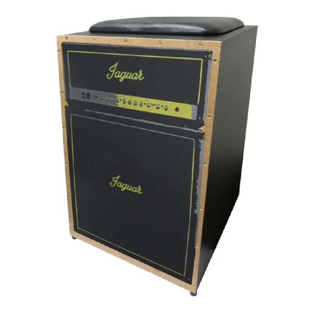 Cajon Inclinado Elétrico Jaguar CJ1000 K2 Preto + Capa