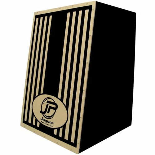 Cajon Acústico Jaguar Cj1000 K2 ACLI Listrado + Capa