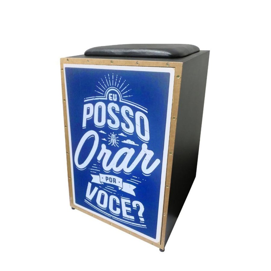 Cajon Inclinado Elétrico Jaguar CJ1000 Posso Orar + Capa