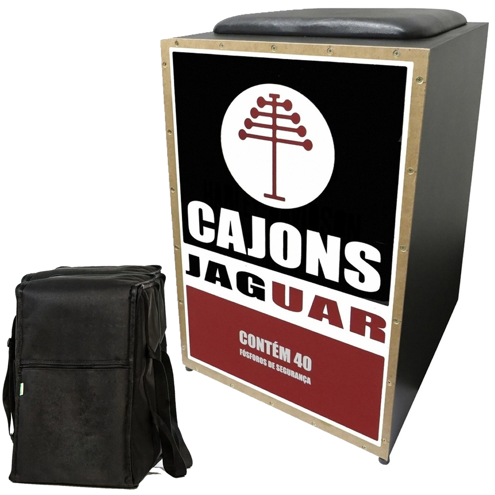 Cajon Elétrico Jaguar Cj1000 K2 Caixa De Fósforo + Capa