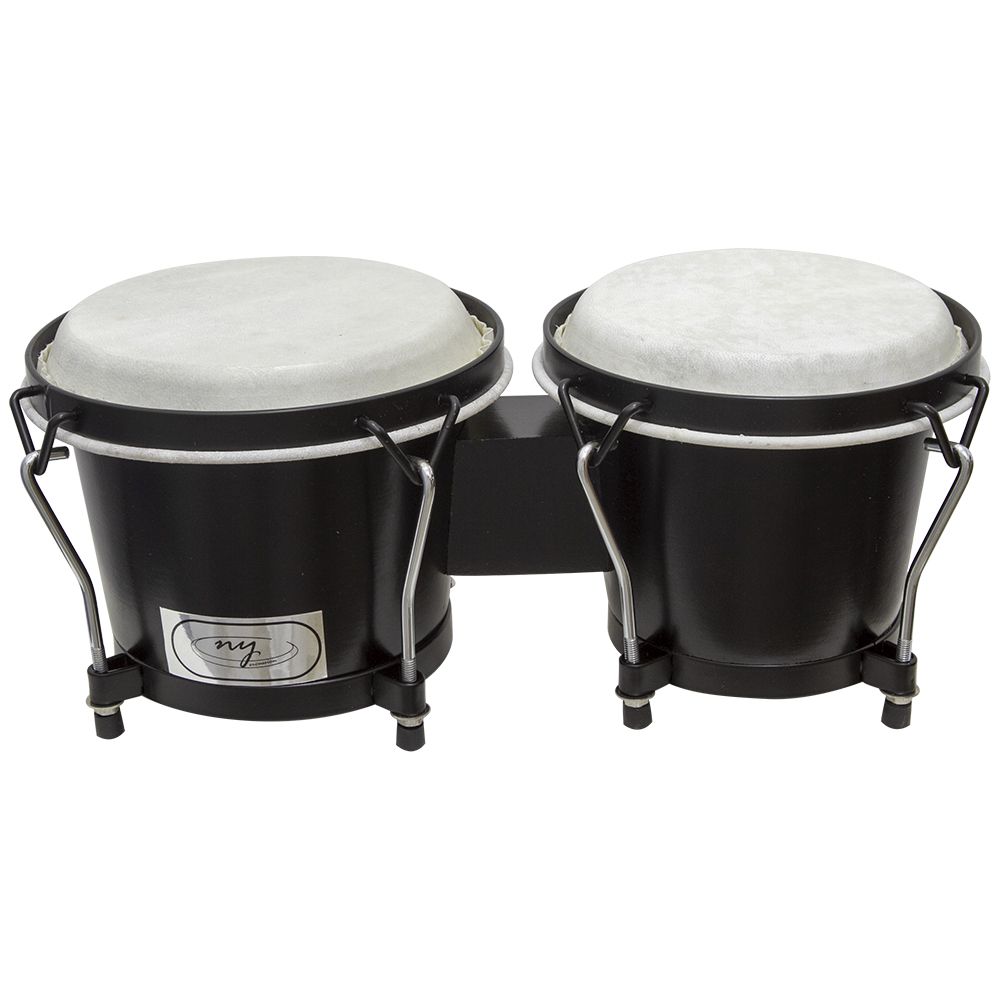 Bongô 6” X 7” Pele Animal New York Preto