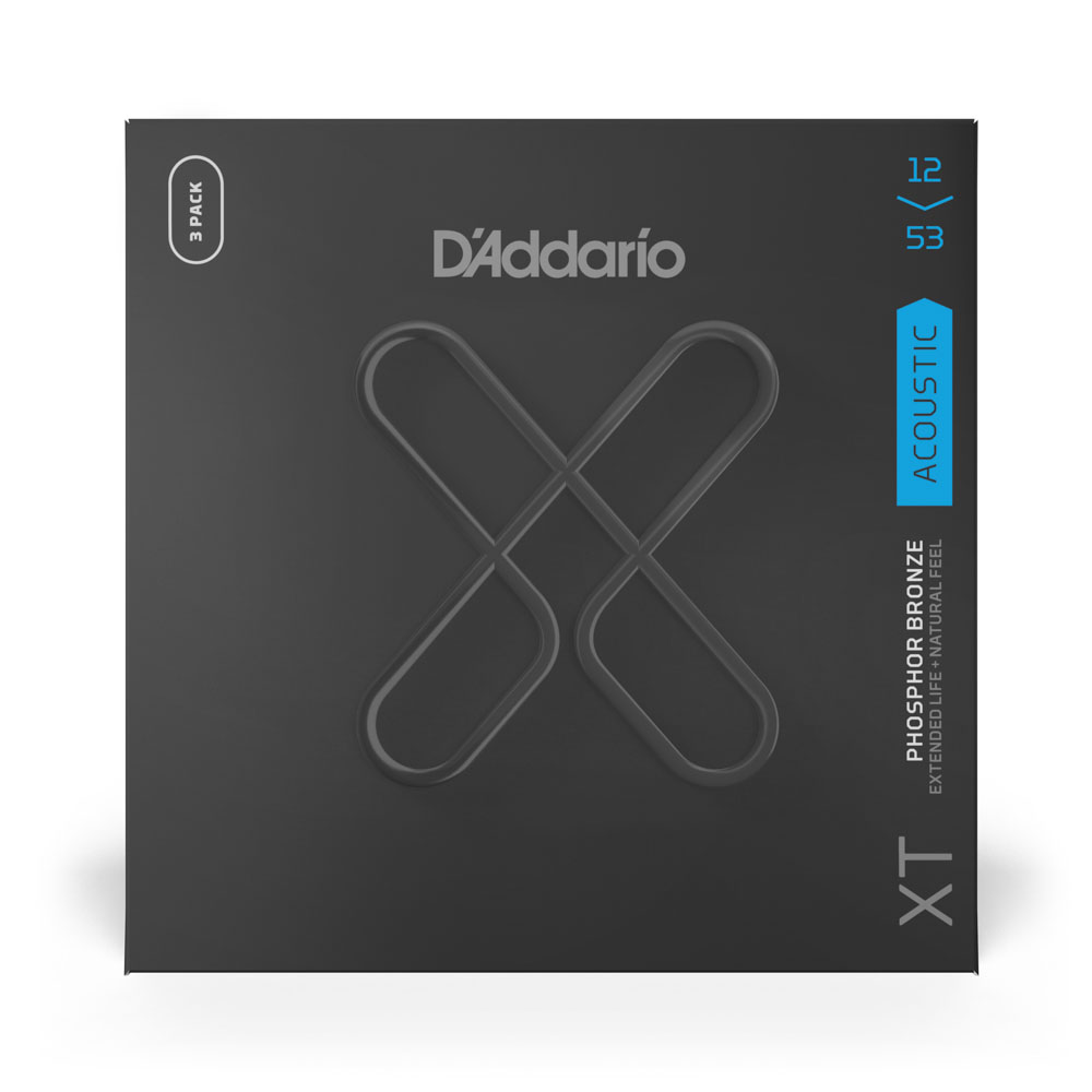 Encordoamento Violão Aço Revestido 12 (3 Jogos) D Addario XT
