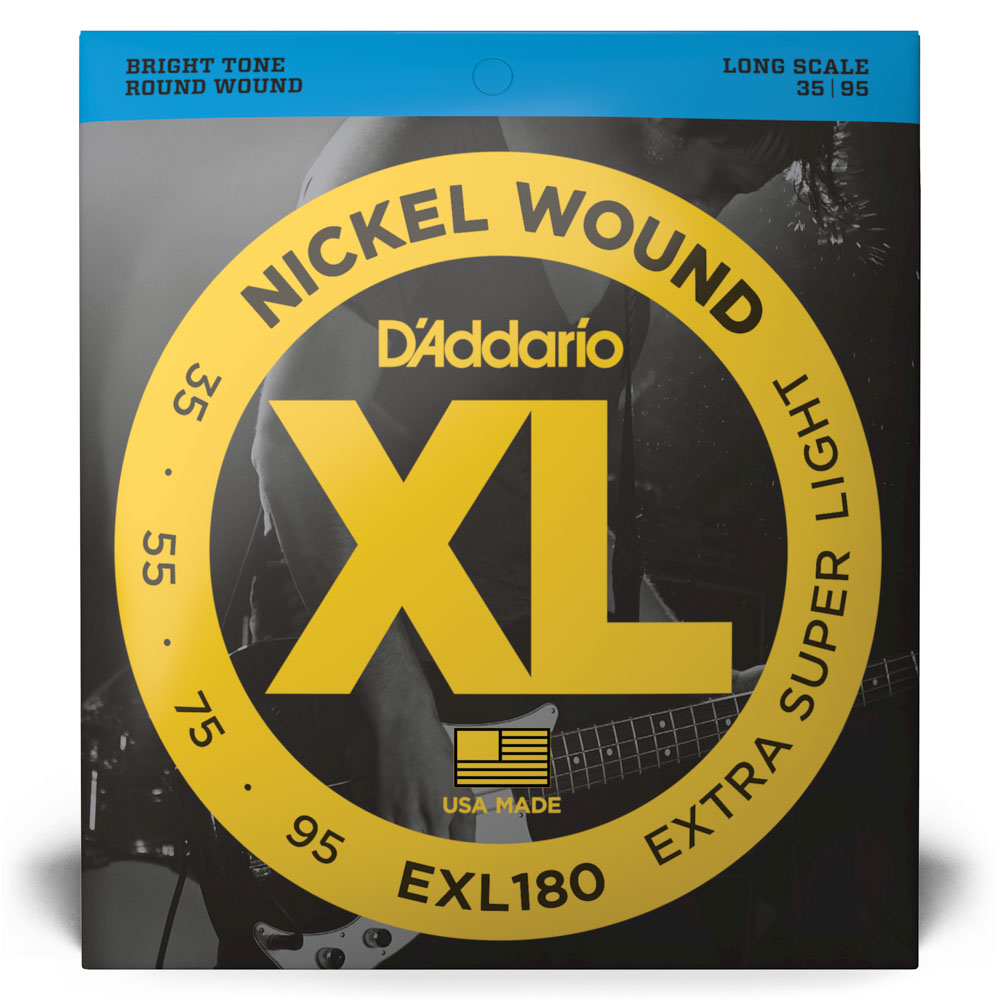 Encordoamento Baixo 4C 35-95 D Addario XL Nickel EXL180