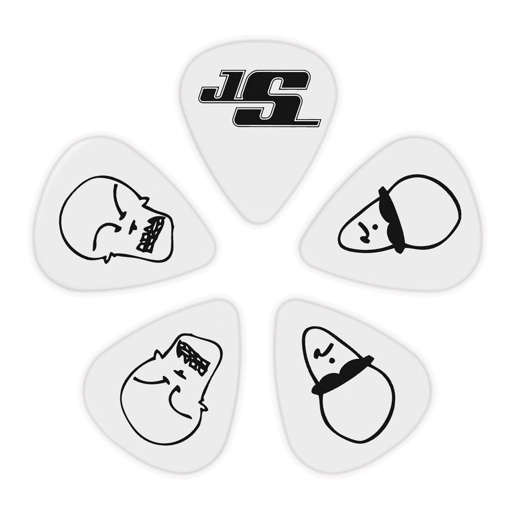 Palheta 1.0 Pesada Branca D Addario Joe Satriani 1CWH6-10JS