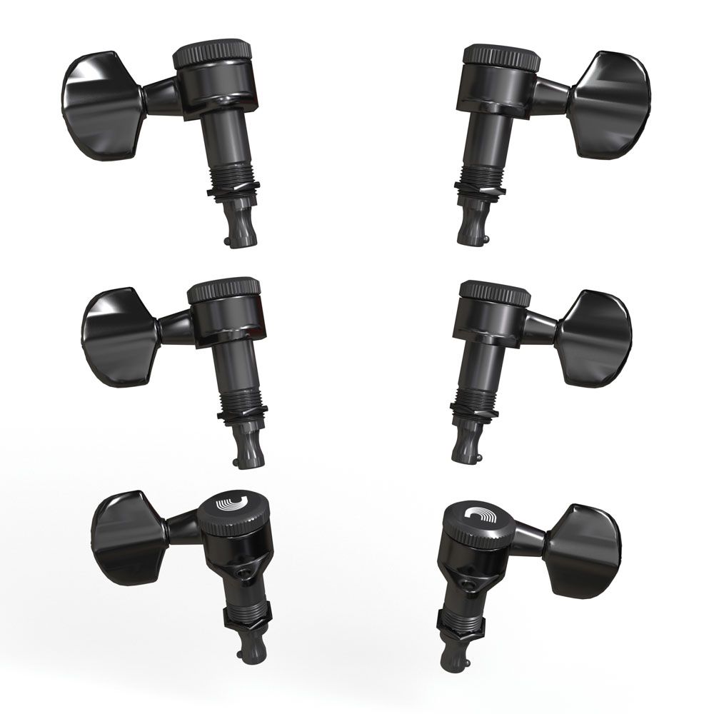Tarraxa Blindada Preta 3X3 D Addario Auto-Trim PWAT-332L