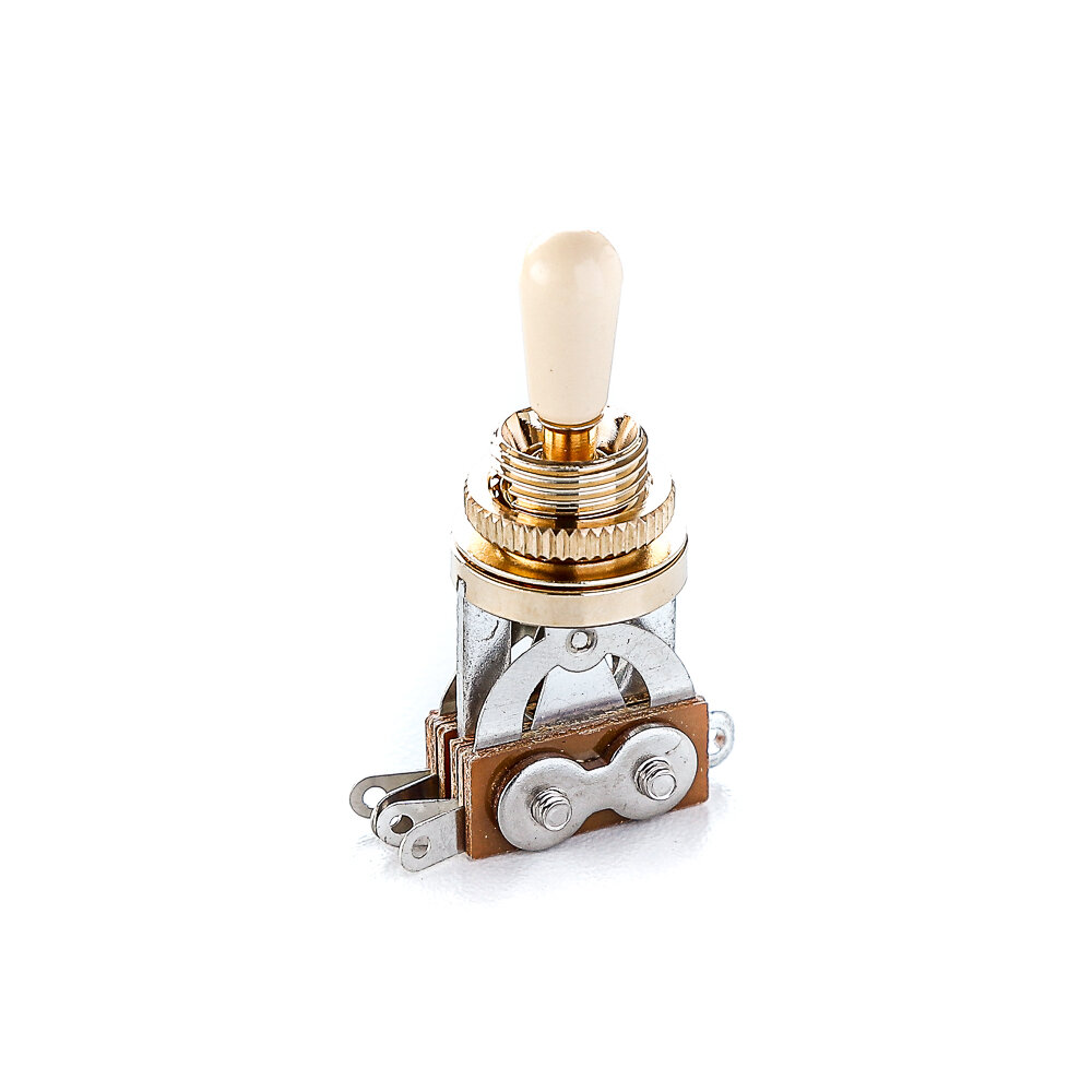 Chave Seletora 3 Posições Dourada/Creme Spirit BTG-GD-IV
