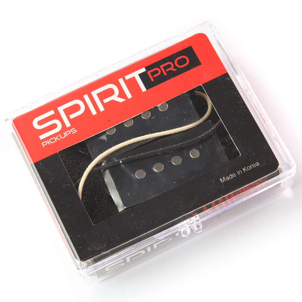 Captador Para Baixo Precision Bass Alnico Preto Spirit PBA