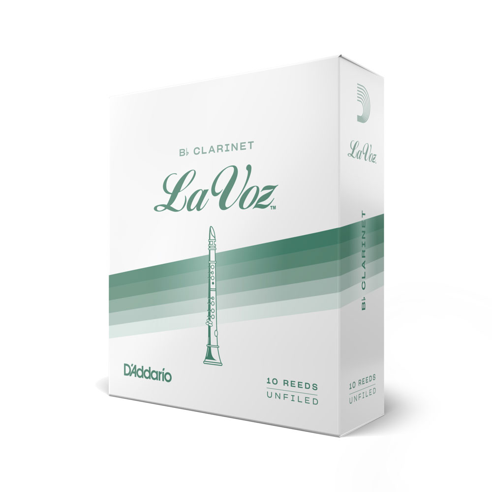 Palheta Clarineta Bb (10 Unidades) D Addario La Voz RCC10MD