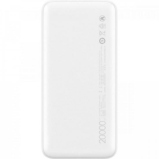 Carregador Portátil 20000mAh Fast Charge POWER BANK Branco XIAOMI