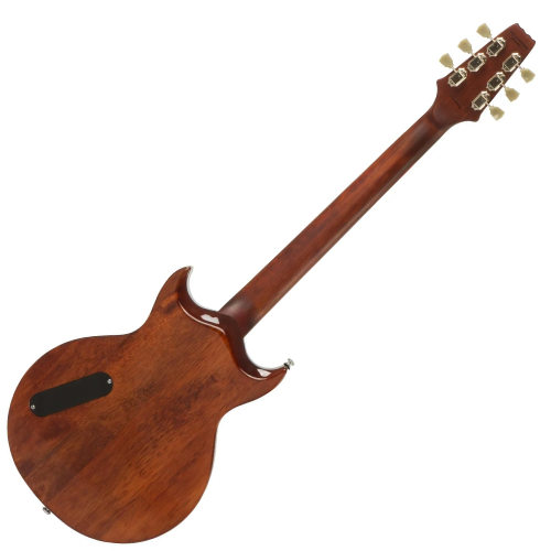 Guitarra Semiacústica Aria Pro II 212-MK2 Bowery Black com Captação Mini Humbucker e Bigsby