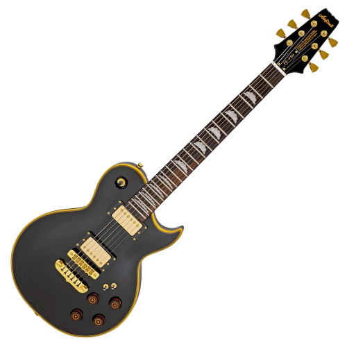 Guitarra Aria Pro II PE-F80 Black Top - Loja Constelação