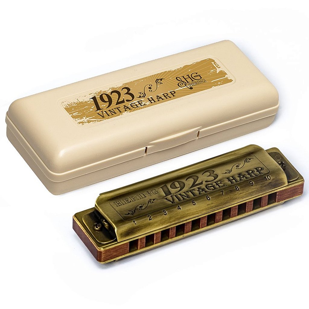 Gaita Hering Diatônica Vintage Harp 1923 C Dó 1020C 20 Vozes C/ Case