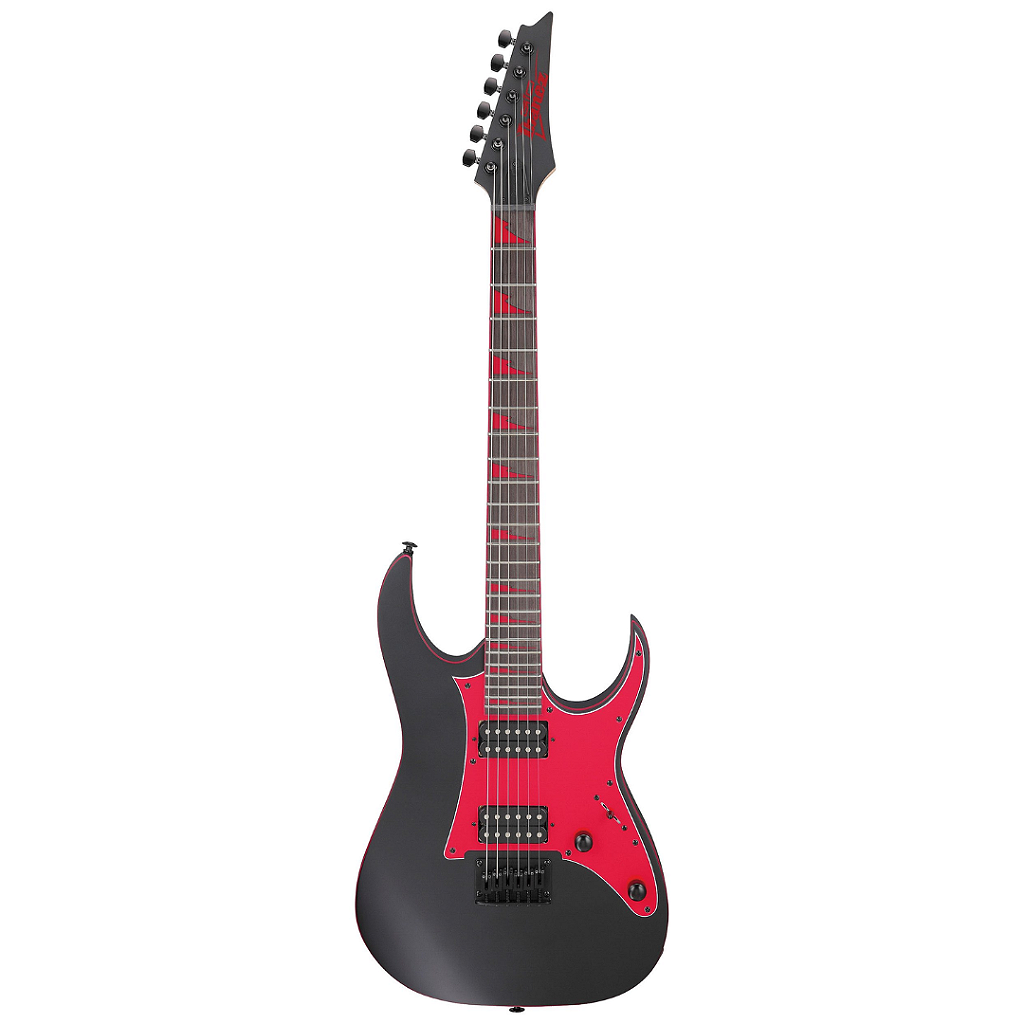 Guitarra 6C RG GIO Black Flat Ibanez RG Series GRG131DX-BKF