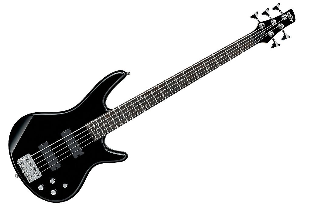 Baixo 5 Cordas SR GIO Black Ibanez SR Series GSR205-BK