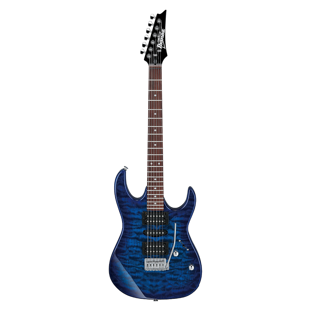 Guitarra 6C RG GIO Transparent Blue Burst Ibanez GRX70QA-TBB