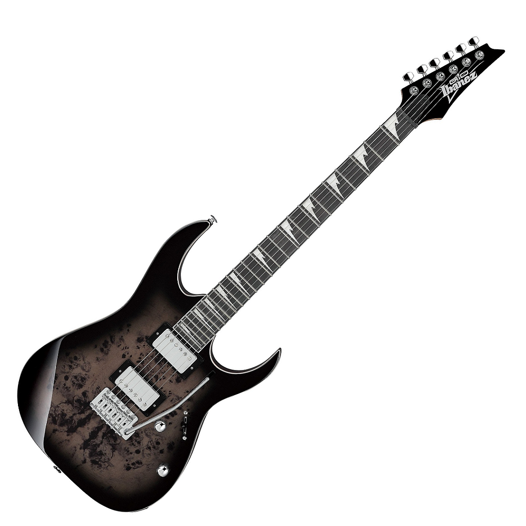 Guitarra 6C RG GIO Trans Brown BK Burst Ibanez GRG220PA1-BKB