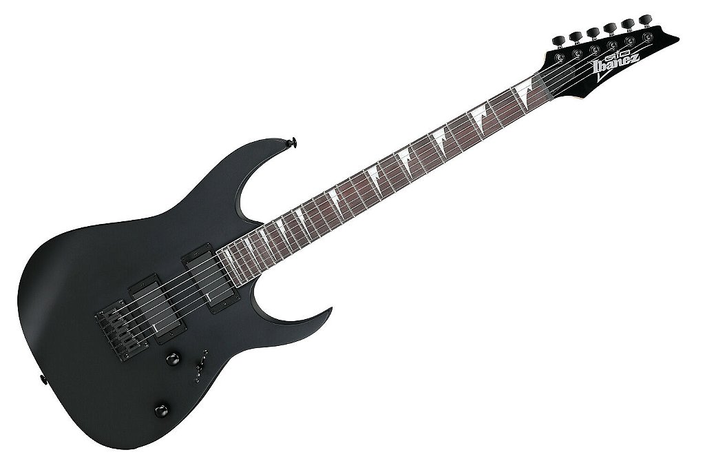 Guitarra 6C RG GIO Black Flat Ibanez RG Series GRG121DX-BKF