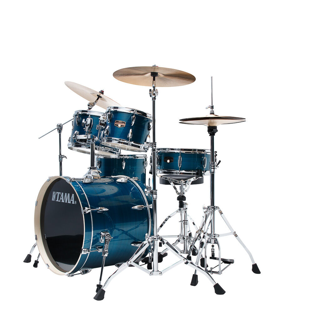 Bateria Completa (5 tambores) Bumbo 2 (Azul HLB) Tama Imperialstar IP5H6W-HLB