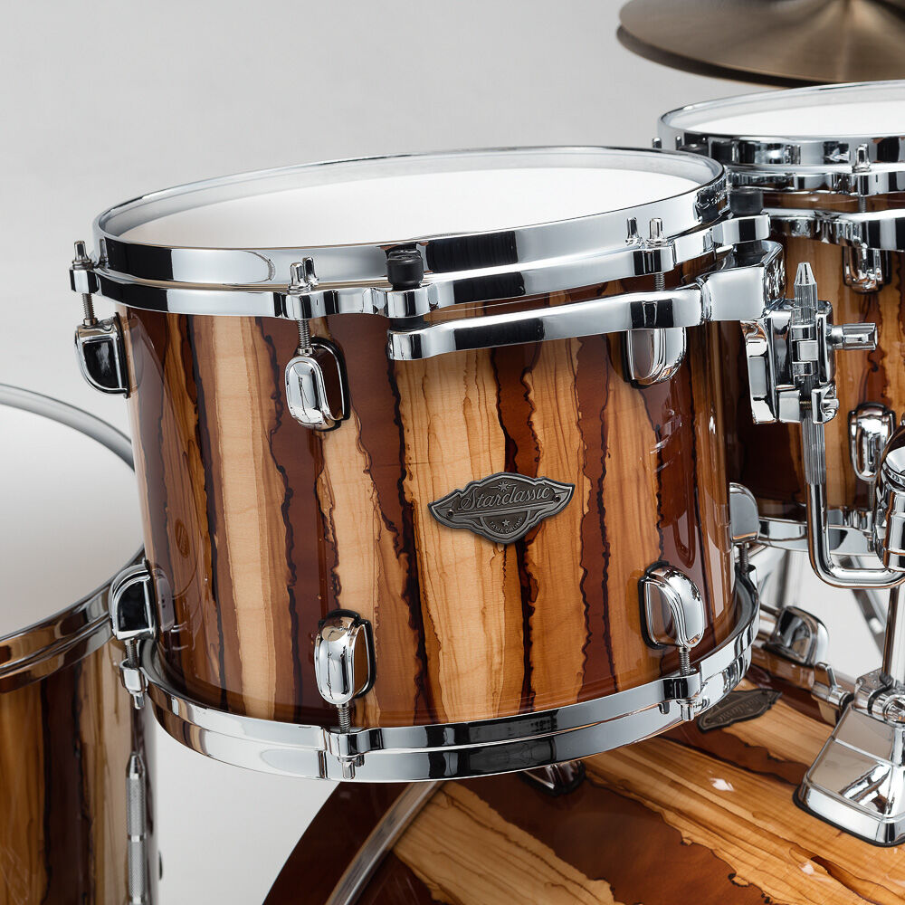 Bateria Shell Pack (4 tambores) Bumbo 22 (Caramel Aurora) Tama Starclassic Performer MBSS-CAR