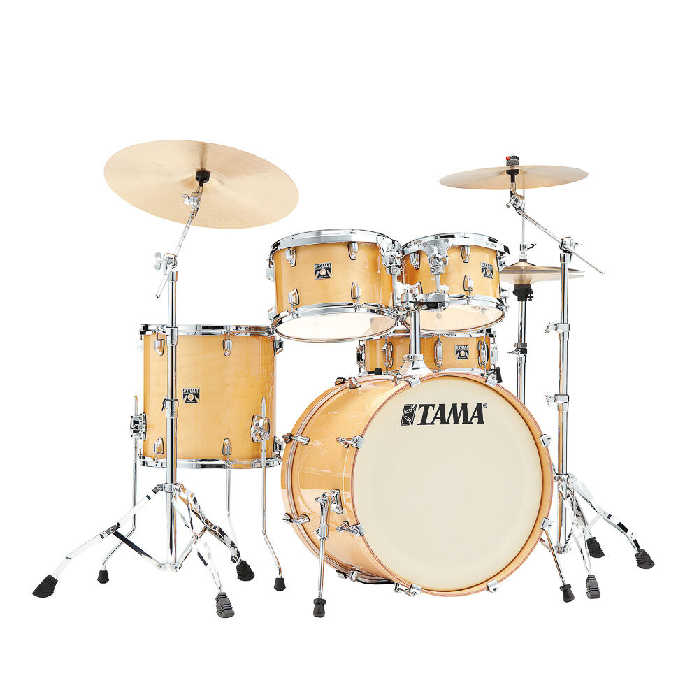 Bateria Shell Pack (5 Tambores) Bumbo 2 (Gloss Natural Blonde) Tama Superstar Classic CL5RS-GNL