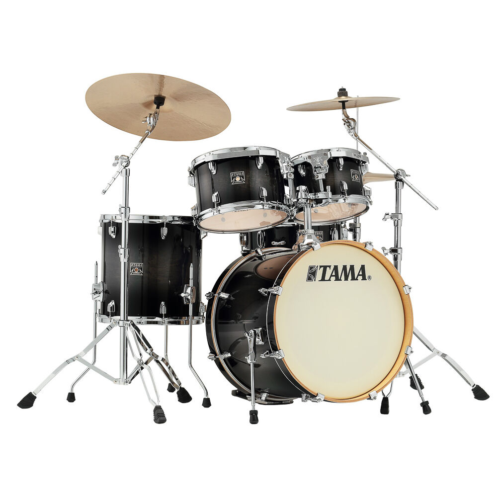 Bateria Shell Pack (5 Tambores) Bumbo 2 (Preta Transarent Black Burst) Tama Superstar Classic CL5RS-TPB