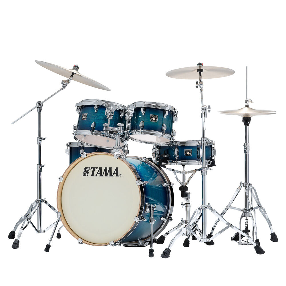 Bateria Shell Pack (5 Tambores) Bumbo 2 (Azul Blue Lacquer Burts) Tama Superstar Classic CL5RS-BAB
