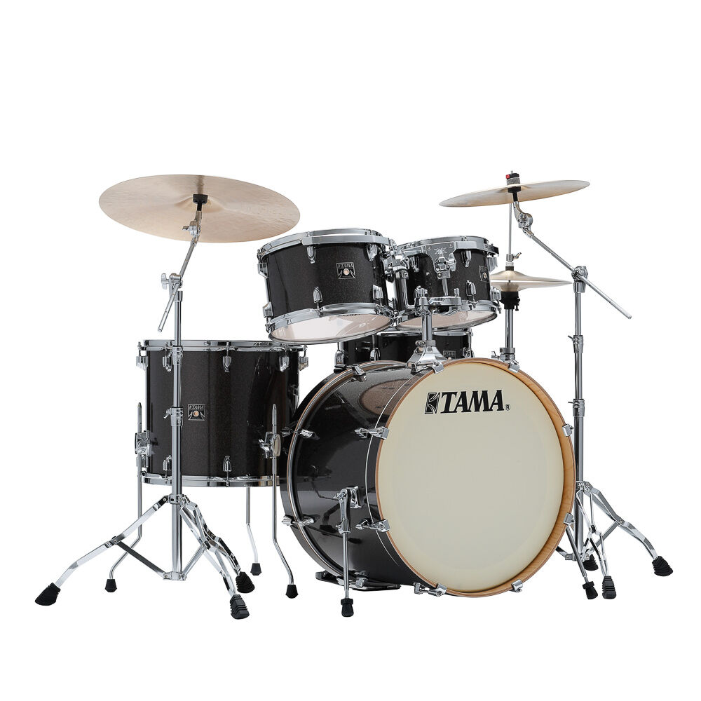 Bateria Shell Pack (5 Tambores) Bumbo 22 (Midnight Gold Sparkle) Tama Superstar Classic CK52KRS-MGD