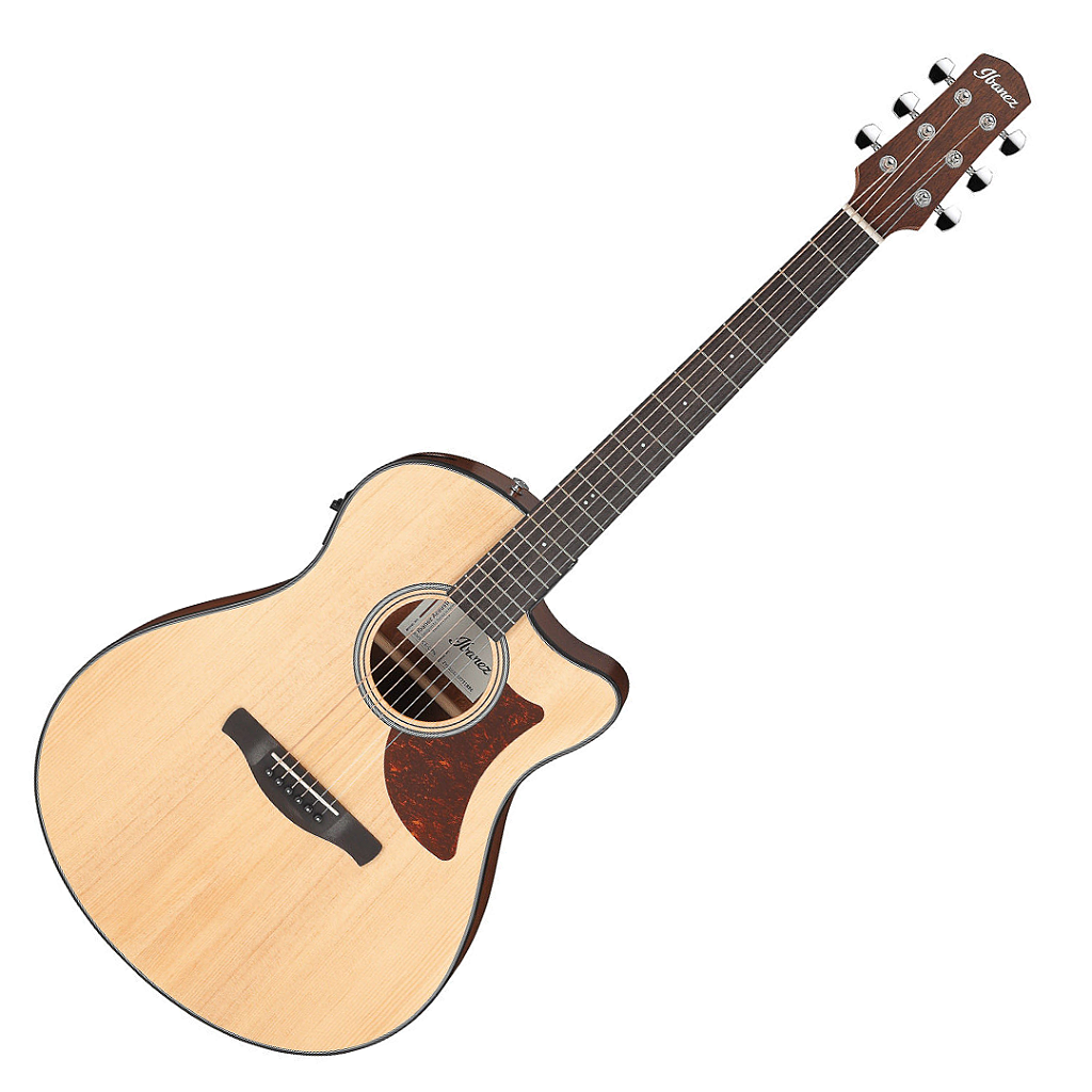 Violão 6 Cordas Aço Eletroacústico Advanced Auditorium Open Pore Natural Ibanez Advanced Acoustic Series AAM50CE-OPN