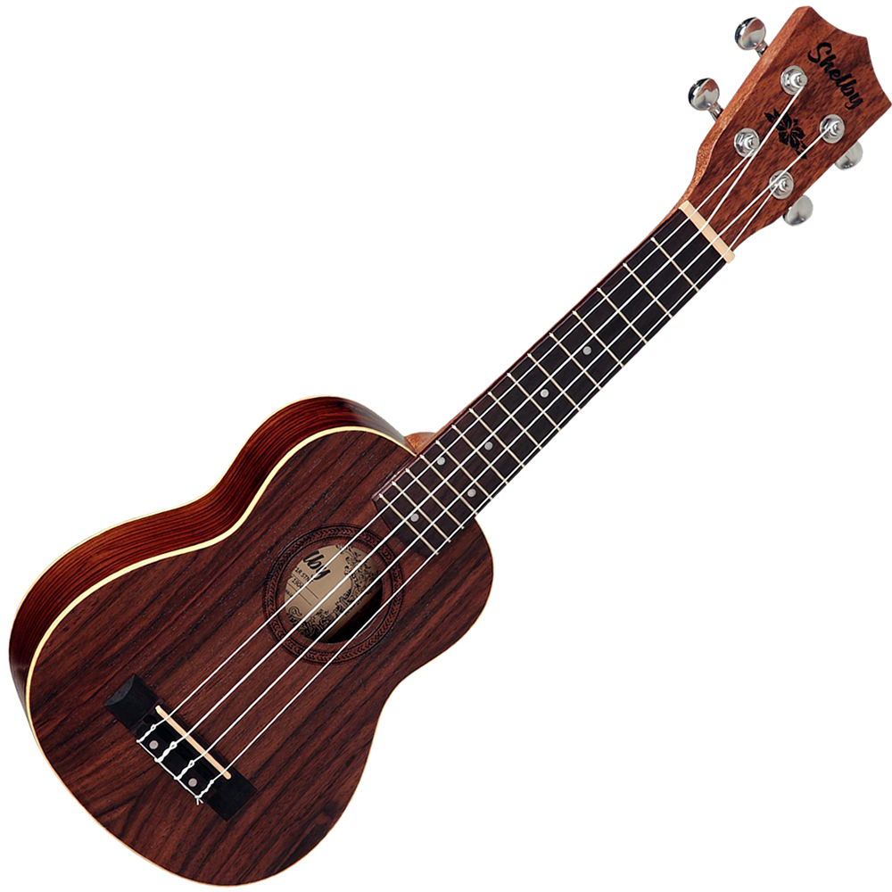Kit Ukulele Soprano Acústico Shelby Su21r Jacarandá Acetinado Ux01