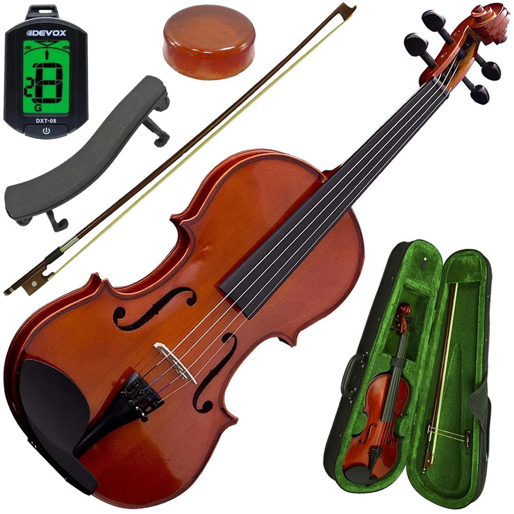 Kit Violino Harmonics VA34 3/4 Natural Com Estojo
