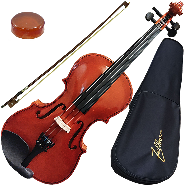 Violino Iniciante Zellmer Natural Tamanho 4/4 ZLM44NV C/ Estojo