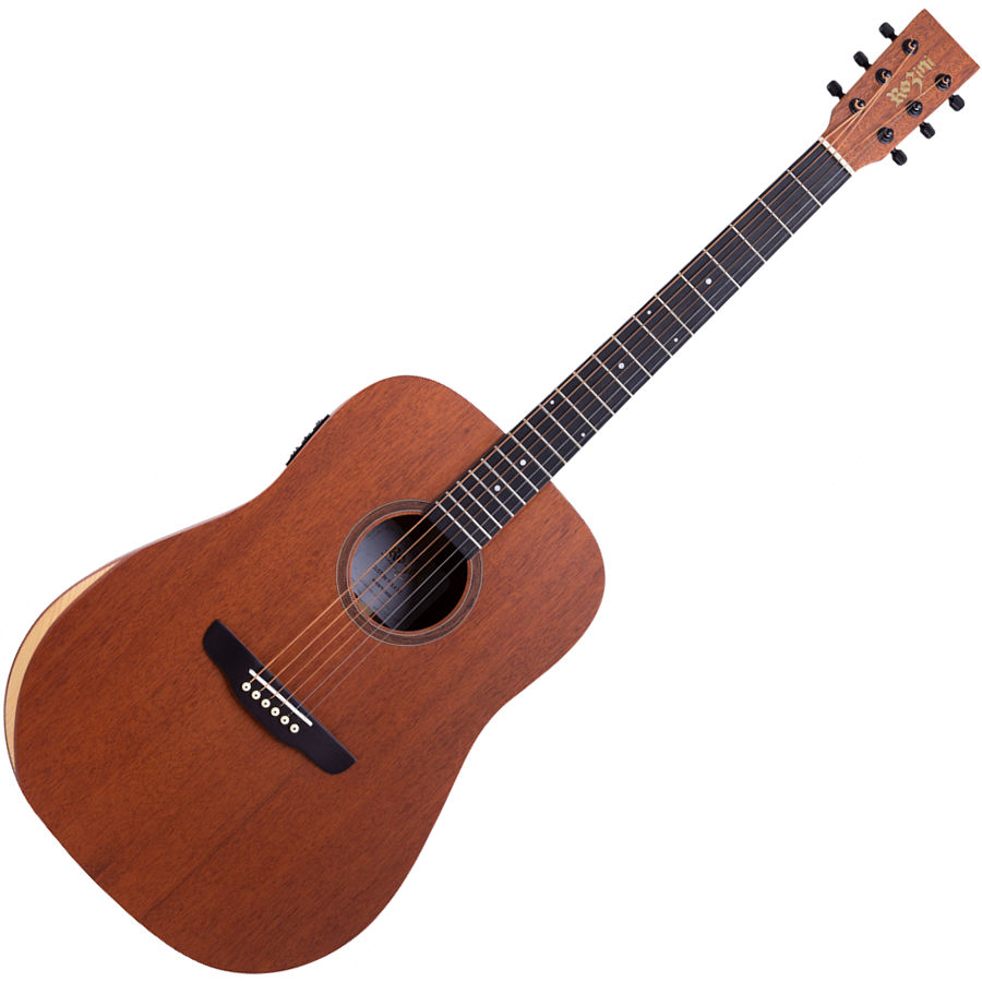 Violão Eletroacustico Folk Mahogany Rozini Rx340 ATFM Fishman Custom