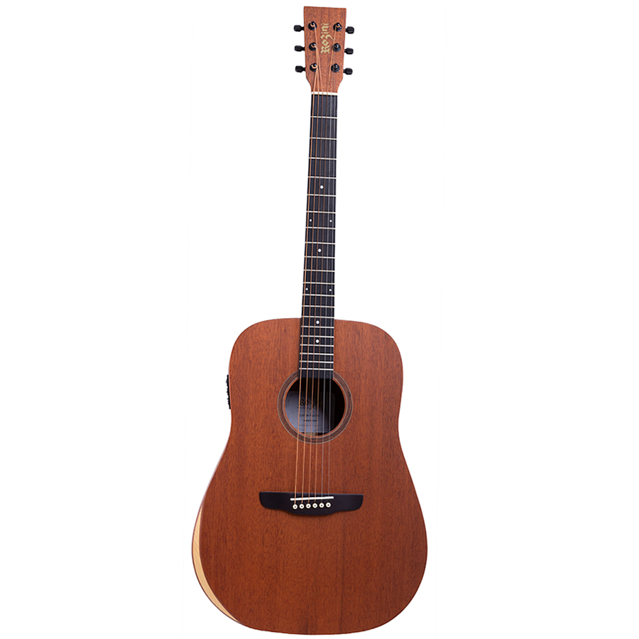 Violão Eletroacustico Folk Mahogany Rozini Rx340 ATFM Fishman Custom
