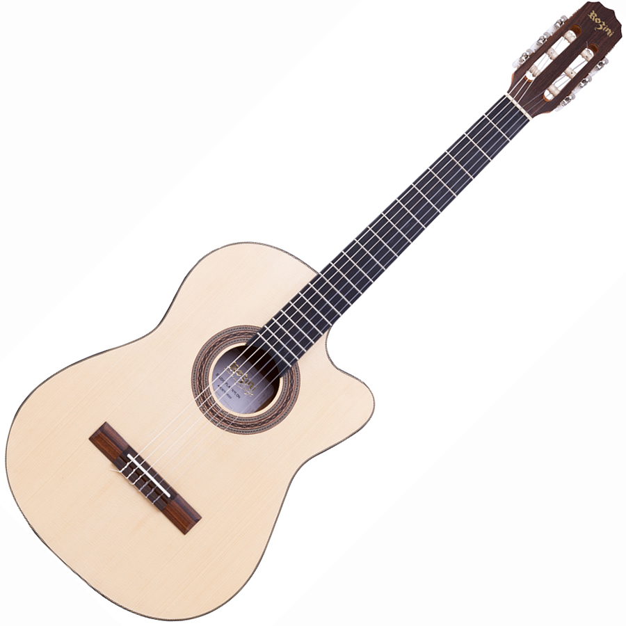 Violão Acústico Rozini RX515 Studio Flat Fosco Louro Preto RX515.AC.F.CT.LP