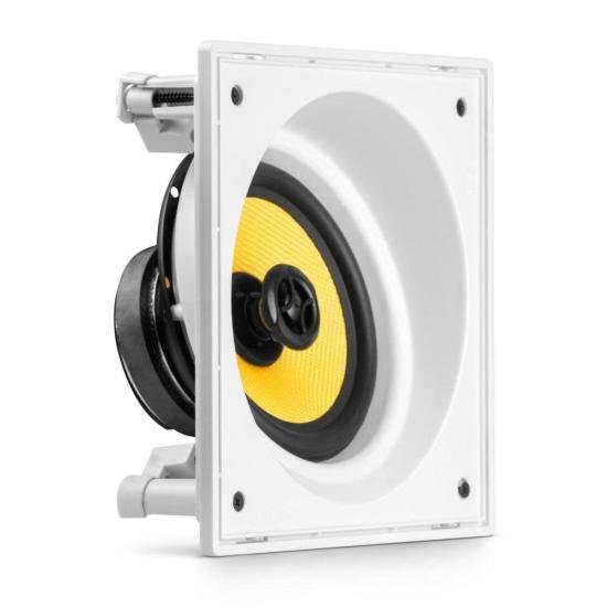 Arandela 6" Frahm 100w Quadrada Cx Branca