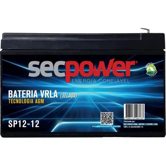 Bateria Selada 12V 12Ah SP12-12 SecPower