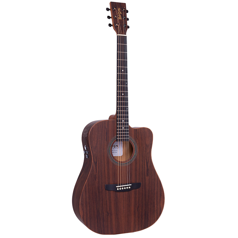 Violão Elétrico Rozini Folk 6 Cordas Canhoto Fosco RX315 RE2 F.CT.LP LH