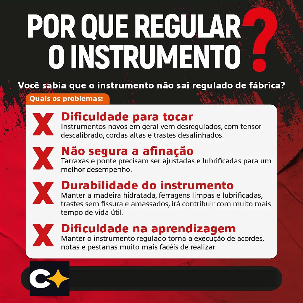 LUTHIER Serviço De Luthieria Regulagem Completa