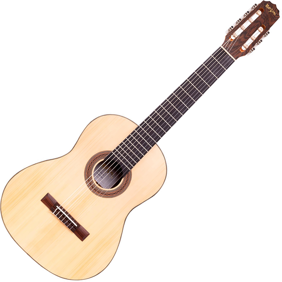 Violão Studio Acustico Rozini RX517 AC.F.LP 7 Cordas Nylon Fosco