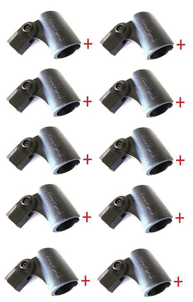 Kit com 10 Cachimbos para Microfones com Fio - Vector