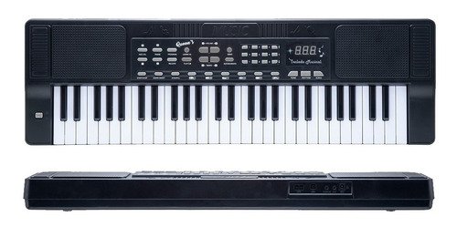 Kit Teclado Musical Queens N19-0563 Iniciantes 54 Teclas Led
