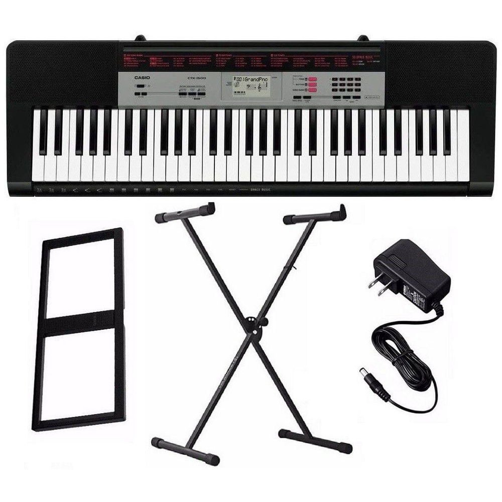 Kit Teclado Musical Ctk-1500 + Suporte St200 - Casio