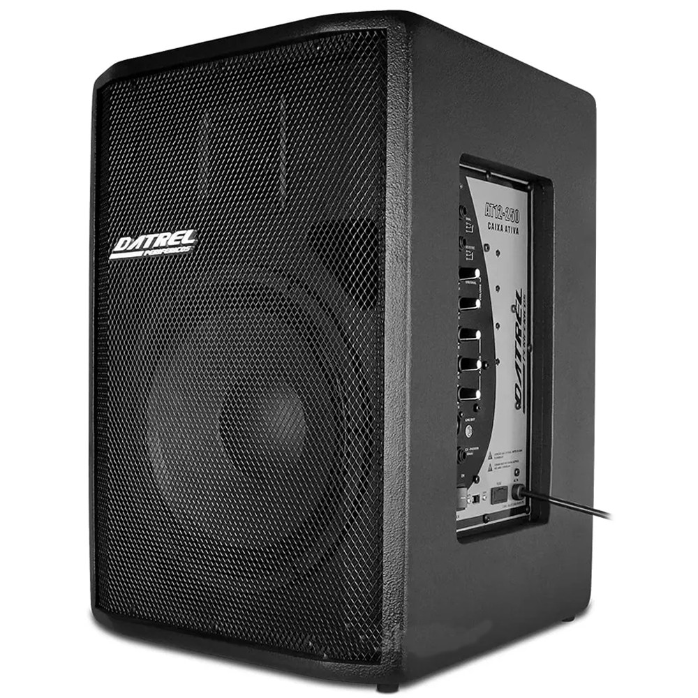 Caixa de Som Ativa Falante 12" 250W Rms AT12-250 POP - Datrel