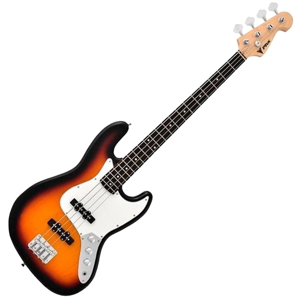 Kit Contrabaixo PHX JB 3TS Jazz Bass 4 Cordas Sunburst Bx01