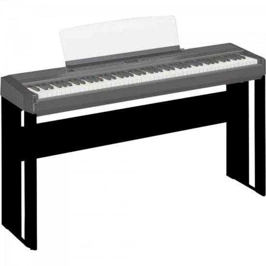 Estante Para Piano Digital Yamaha L515B Preta