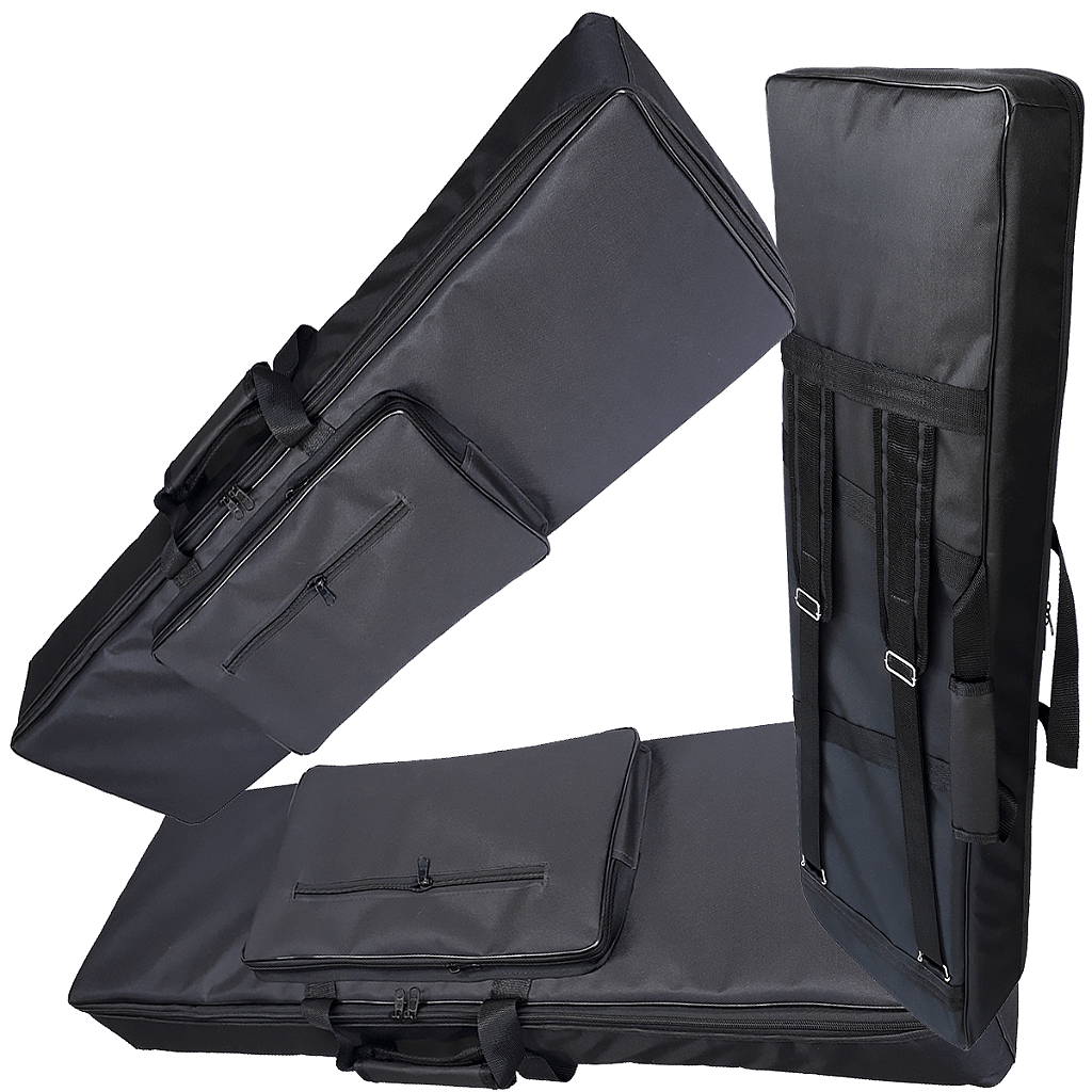 Capa Master Luxo Teclado Sintetizador Korg M1 Preto + Cobertura