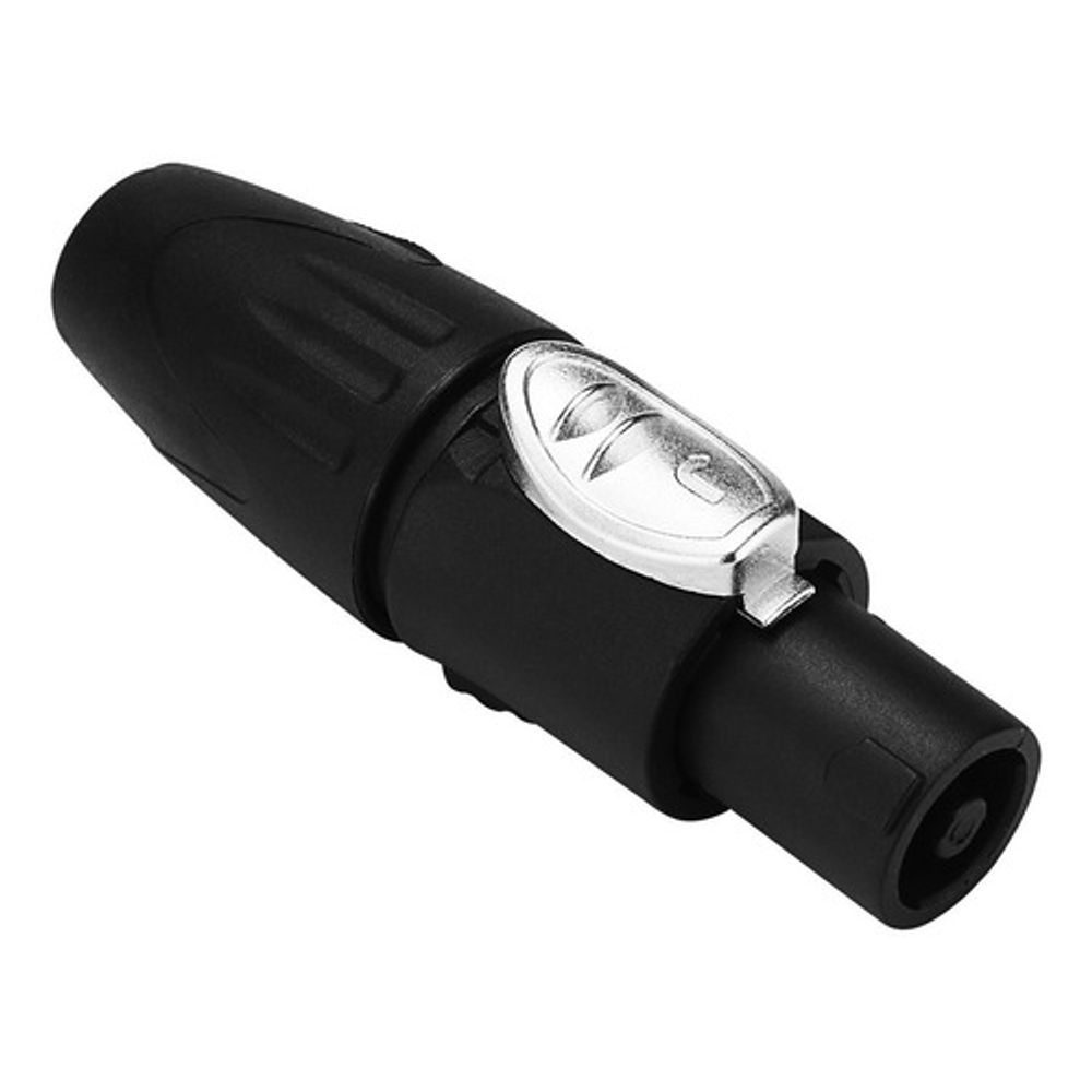 Conector Speakon Macho De Linha 4 Vias Spn041-Gr Preto Devox