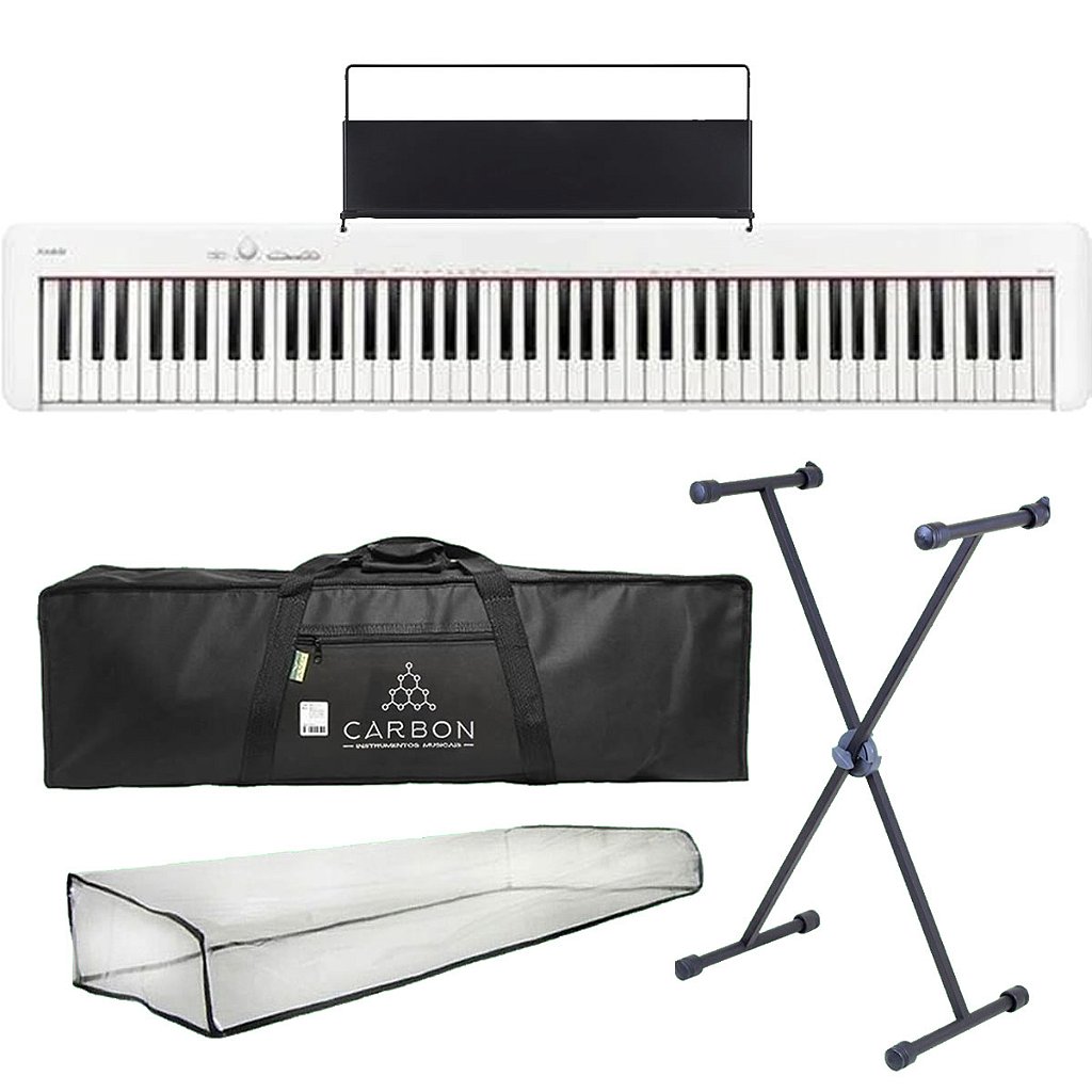 Kit Piano Digital Casio CDP-S110WE Branco TX01