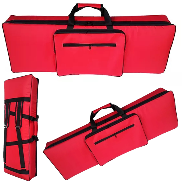 Capa Bag Para Controlador Arturia MK II 49 Teclas Nylon Vermelho