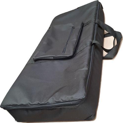 Kit Capa Piano Digital Yamaha Piaggero NP-15 Master Luxo Preto + Cobertura